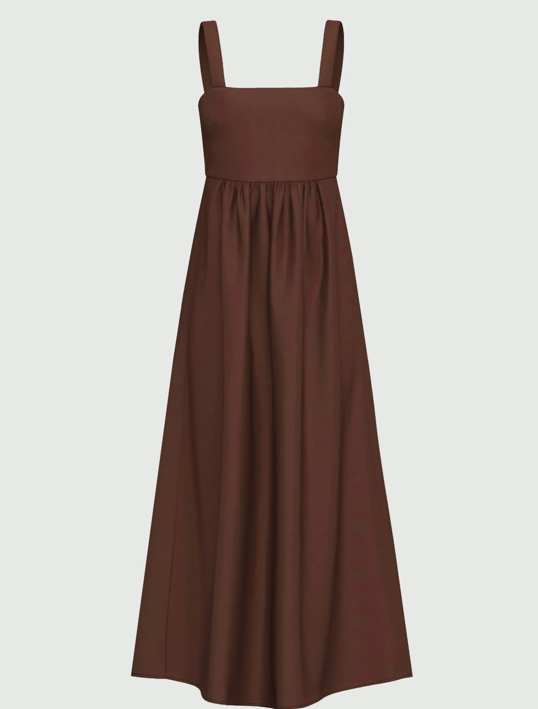 Abito midi in raso stretch - CAFFE`