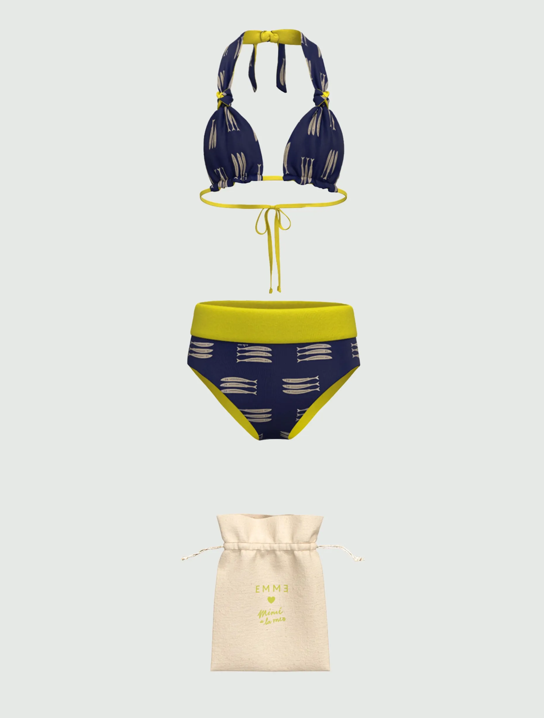Bikini reversibile - BLU MARINO