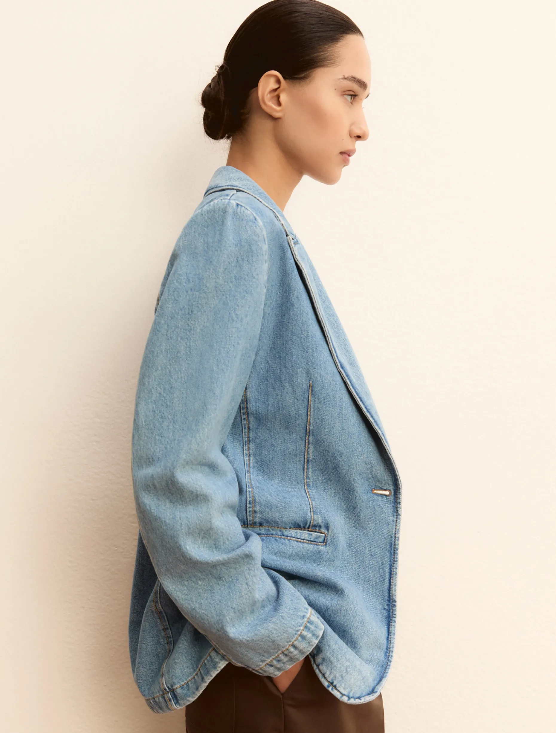 Blazer in denim - BLUE JEANS