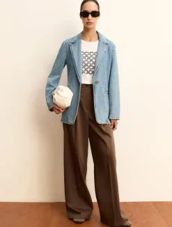 Blazer in denim - BLUE JEANS