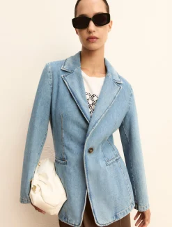 Blazer in denim - BLUE JEANS