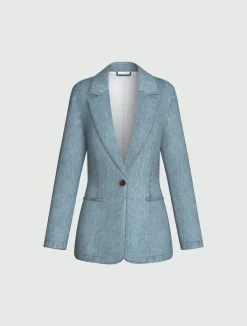 Blazer in denim - BLUE JEANS