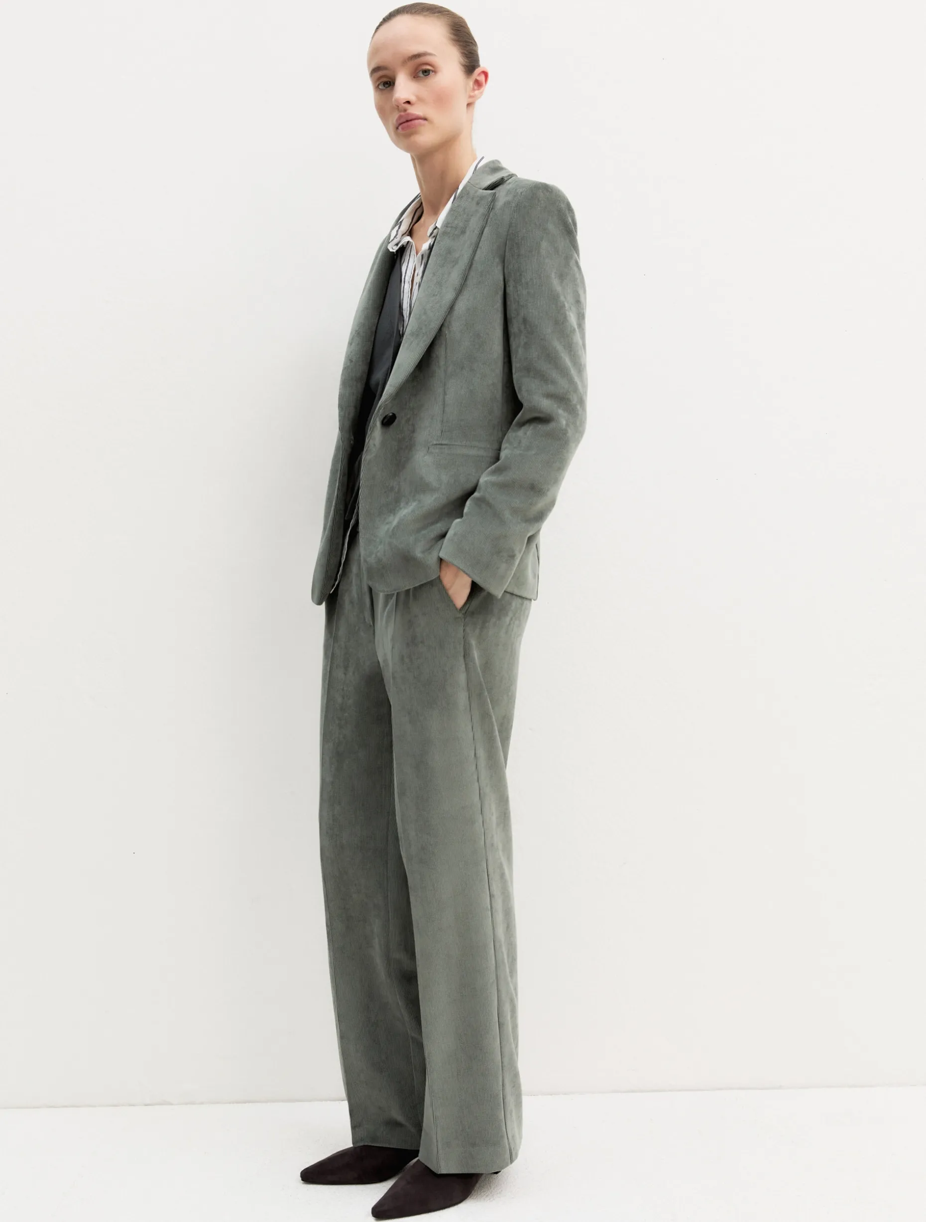 Blazer in velluto - SOTTOBOSCO