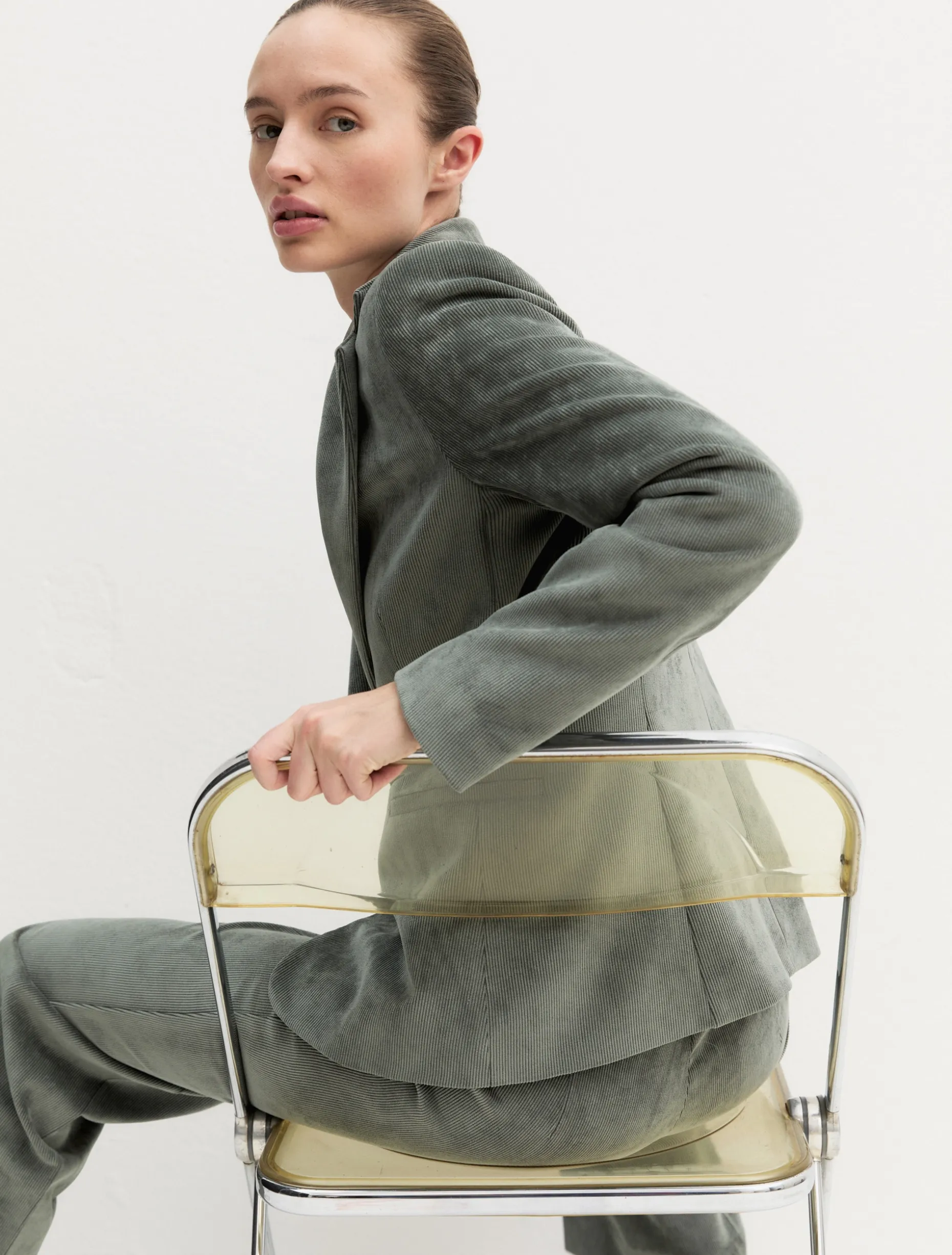 Blazer in velluto - SOTTOBOSCO