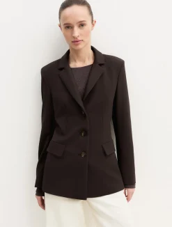 Blazer stretch - TESTA DI MORO
