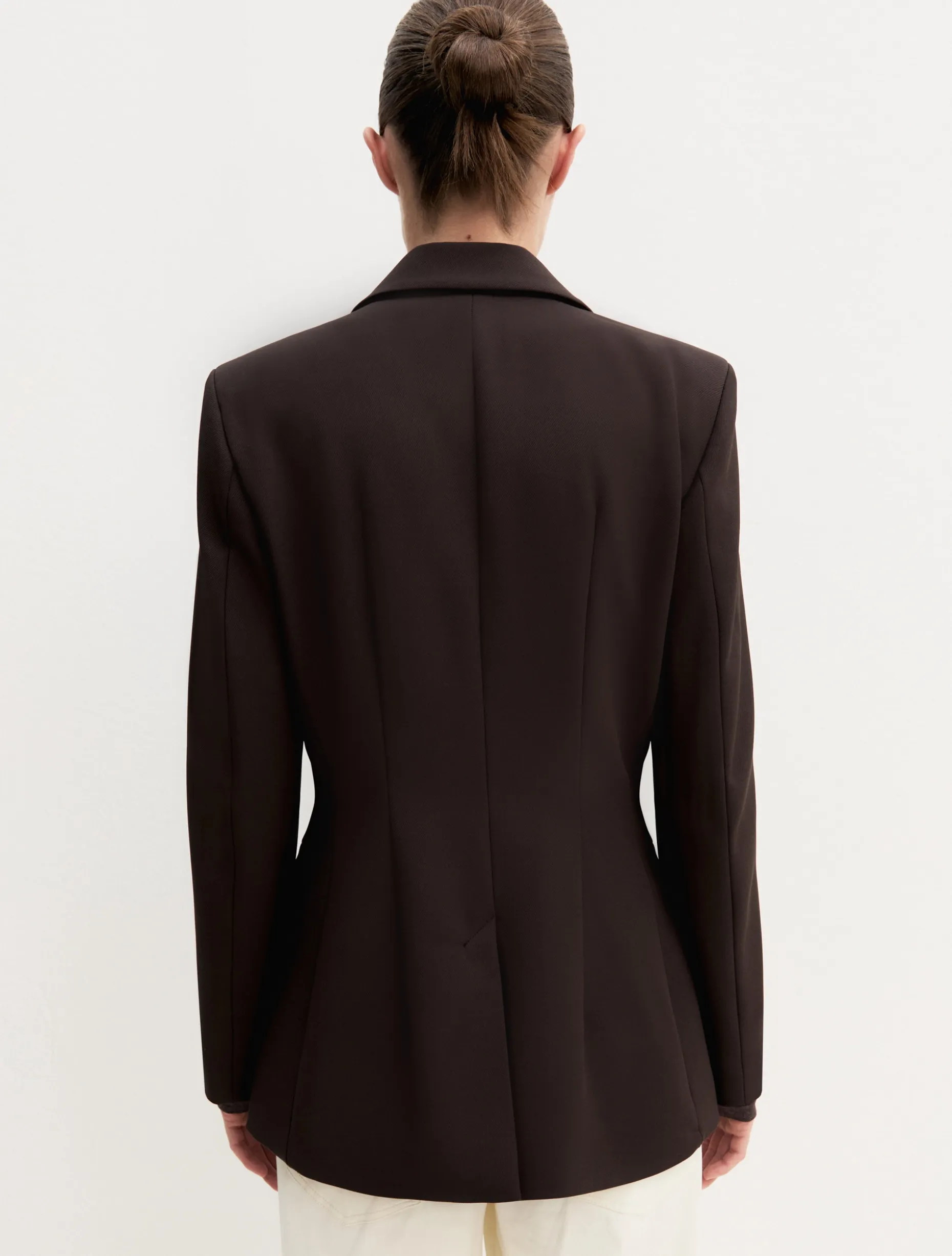 Blazer stretch - TESTA DI MORO