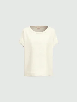 Blusa in lino lavato - BIANCO