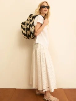 Blusa in lino lavato - BIANCO