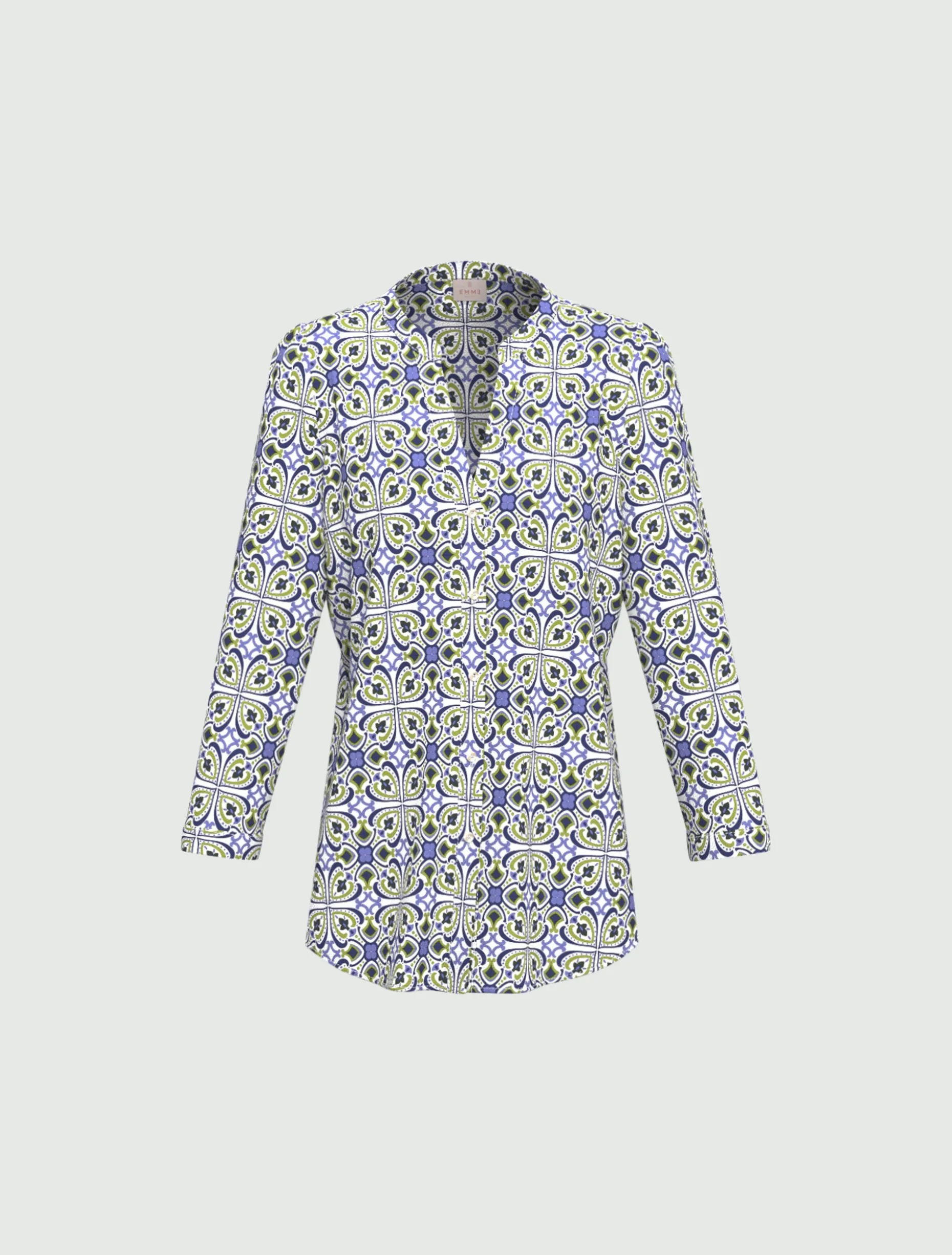 Blusa in mussola stampata - PERVINCA