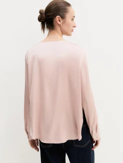 Blusa in raso stretch - ROSA