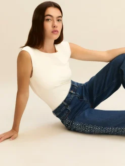 Body in jersey stretch - BIANCO LANA
