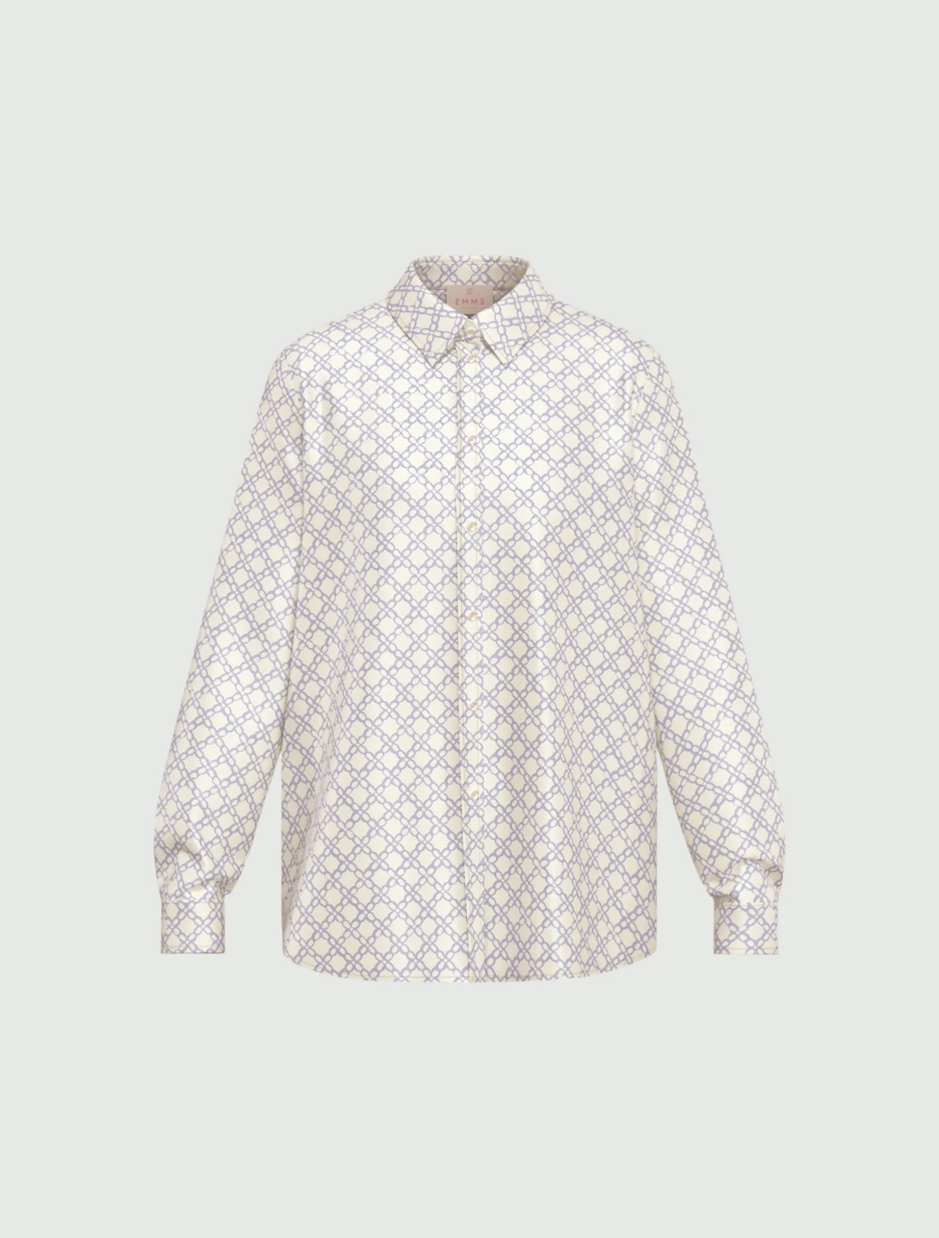 Camicia in twill - AZZURRO