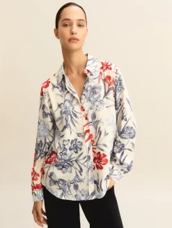 Camicia in twill - MULTICOLOR