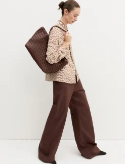 Camicia in crêpe con sciarpina - AVORIO