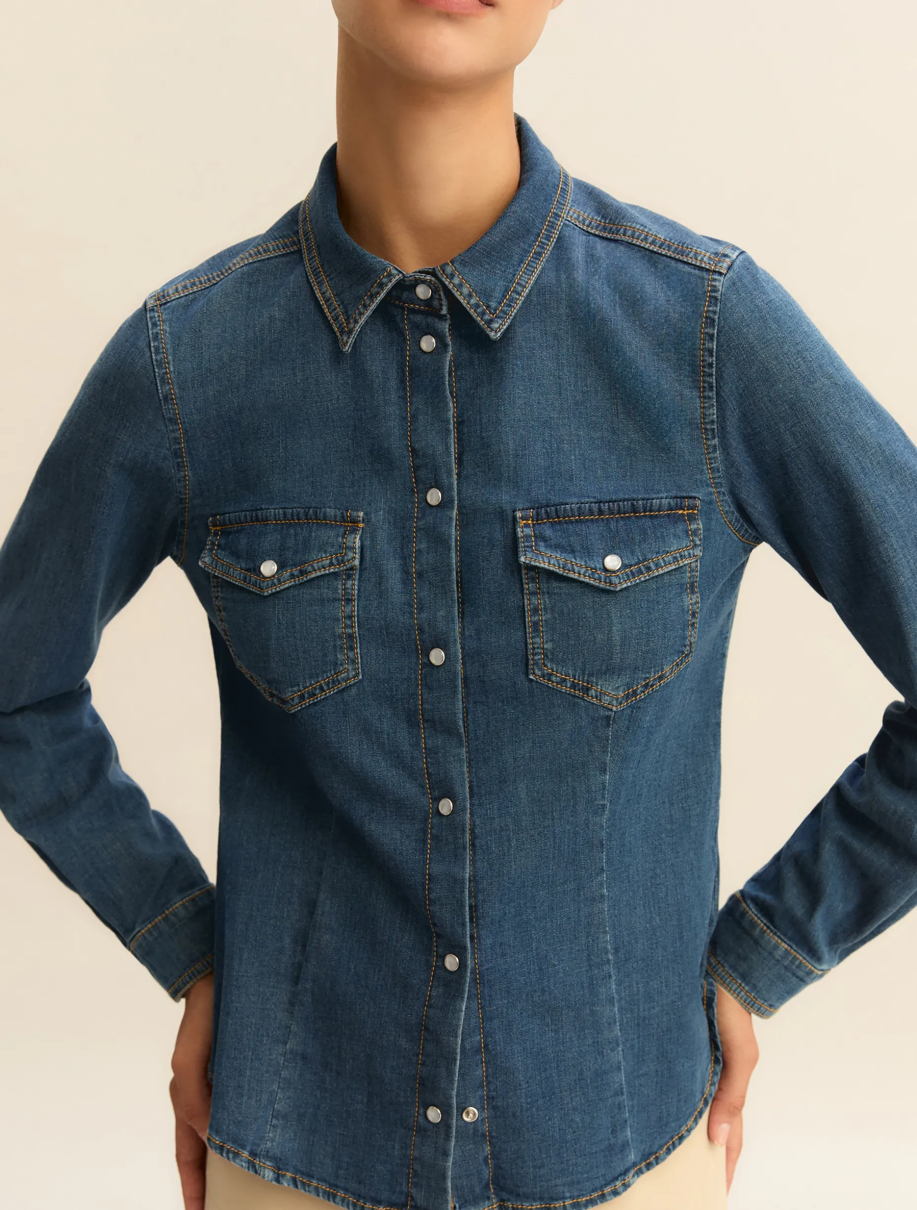 Camicia in denim - BLUE JEANS
