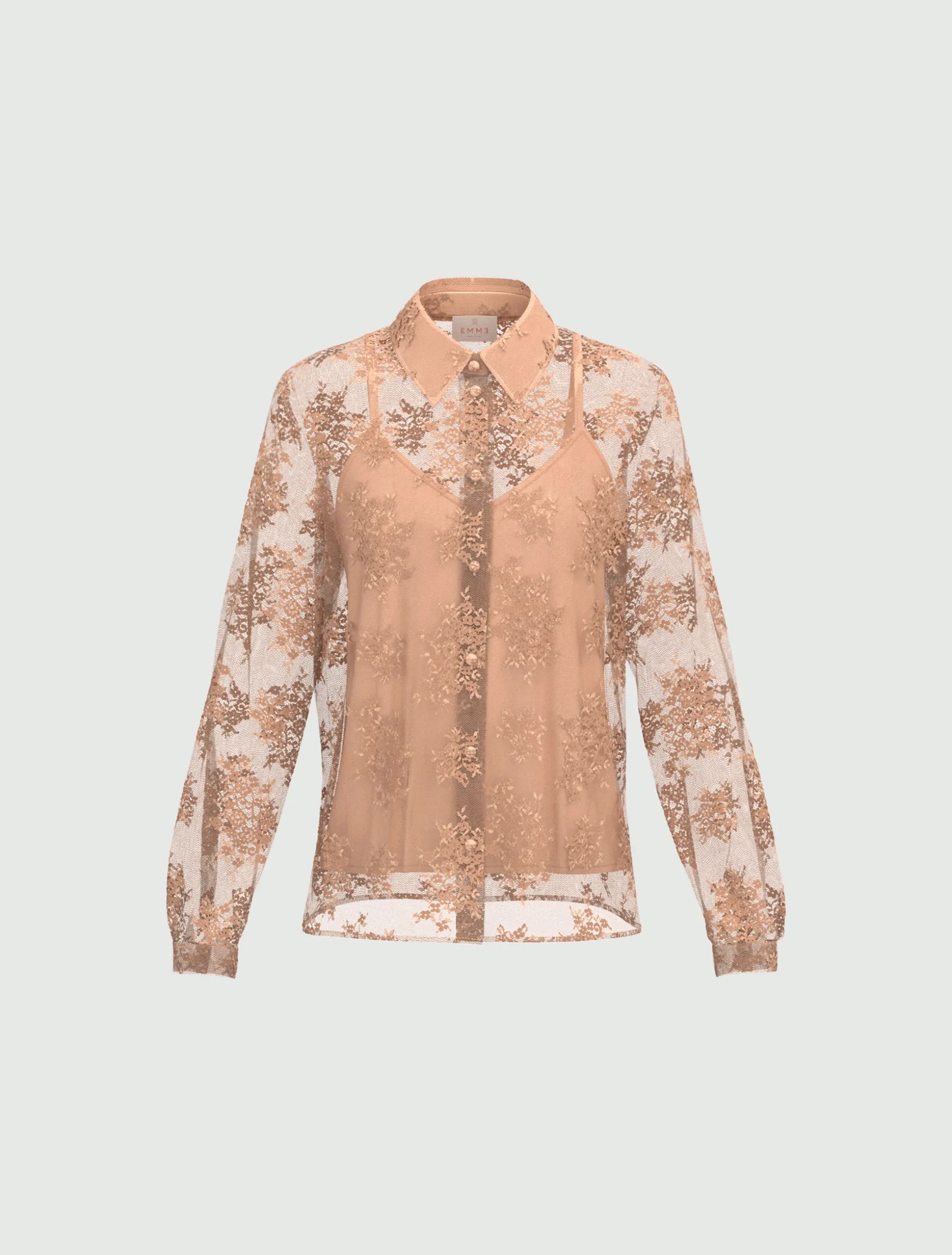 Camicia in pizzo chantilly - MALVA