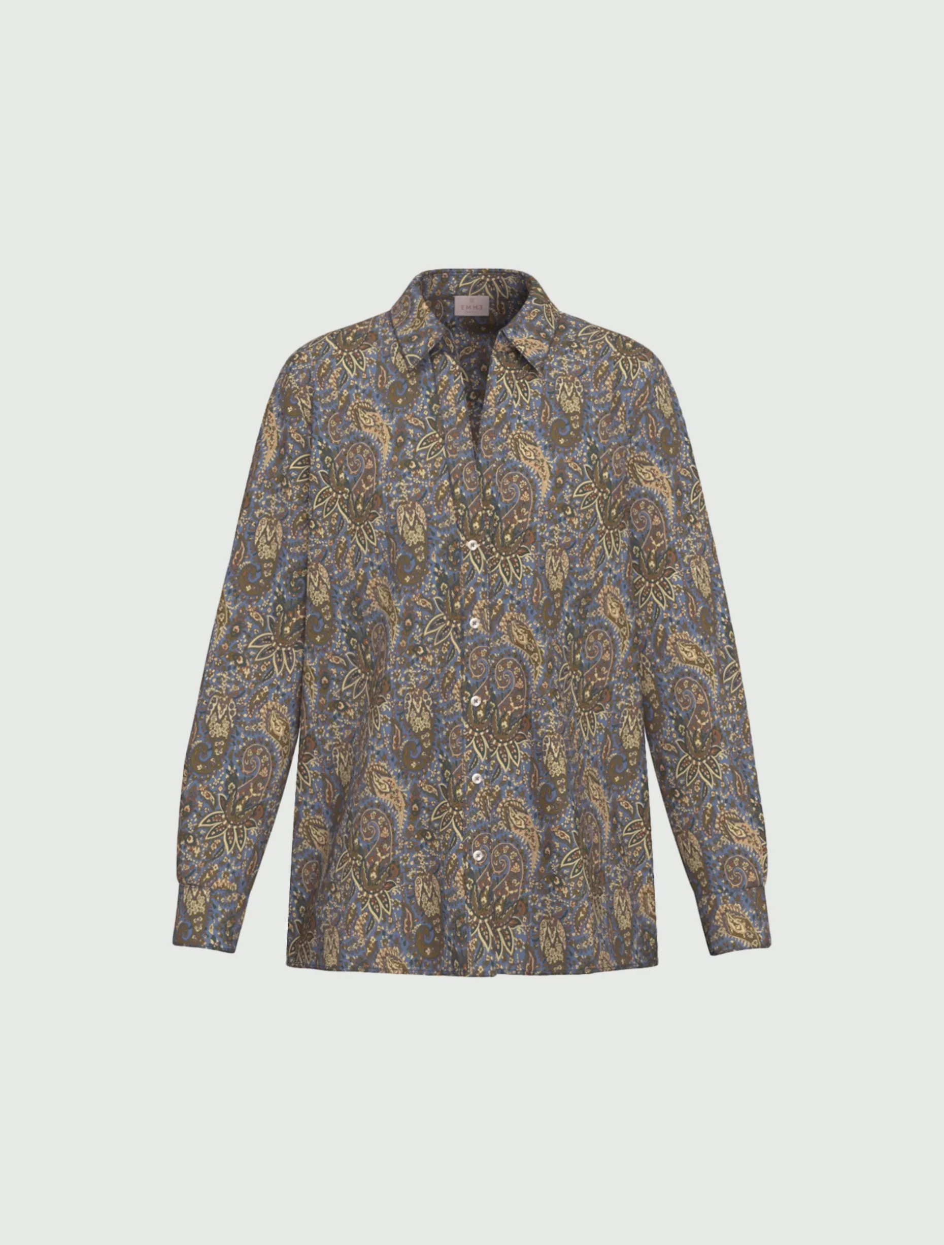 Camicia in twill stampato - ORTENSIA