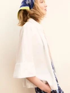 Camicia manica a kimono - BIANCO