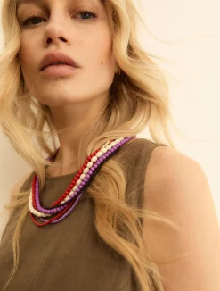 Collana con perline multicolori - GERANIO