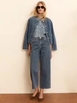 Denim cropped - BLUE JEANS