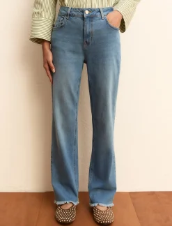 Denim straight - BLUE JEANS