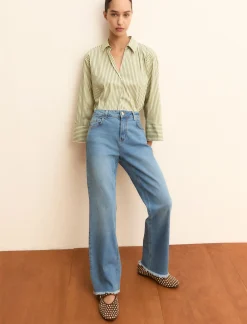 Denim straight - BLUE JEANS