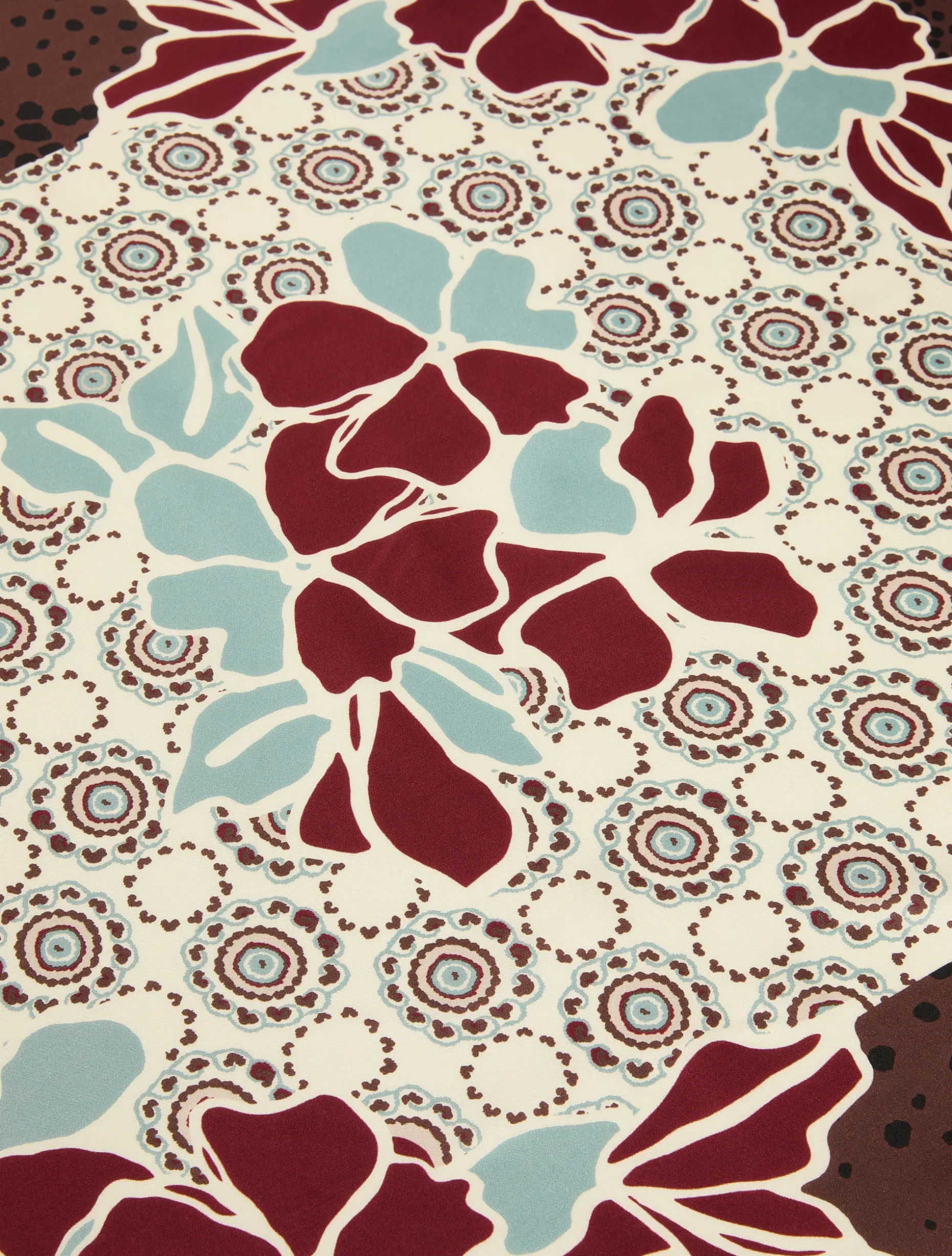 Foulard in seta - MARRONE