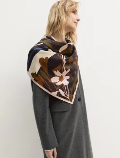 Foulard in seta - BLU ELETTRICO