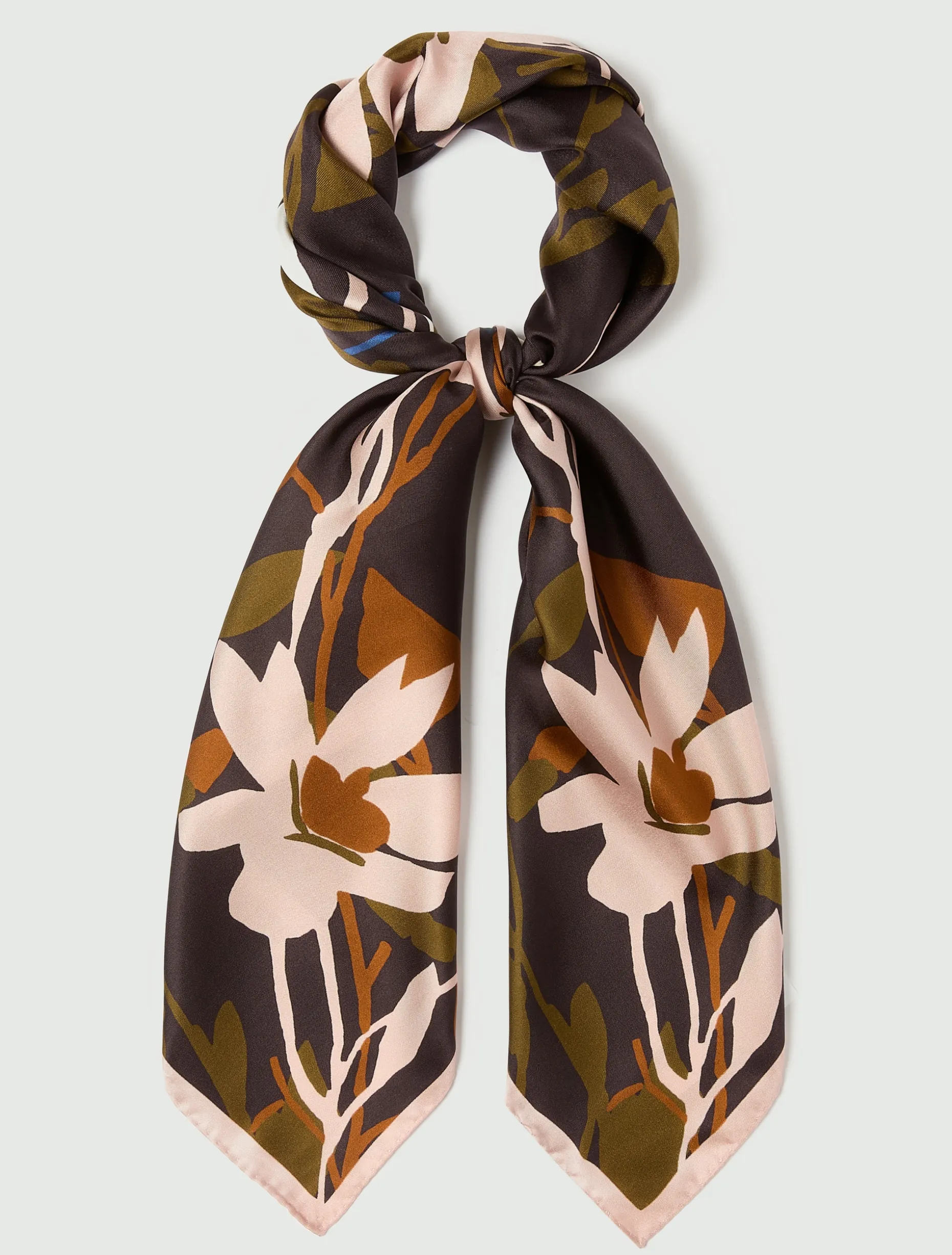 Foulard in seta - BLU ELETTRICO