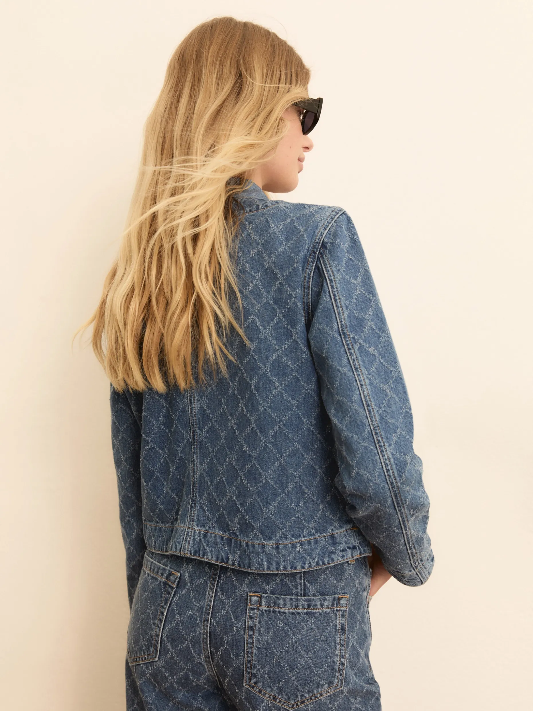 Giacca corta in denim - BLUE JEANS