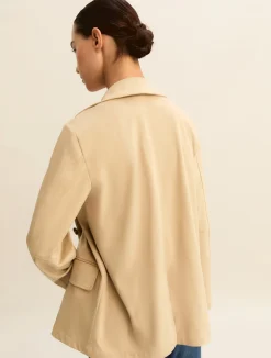 Giacca dritta - BEIGE