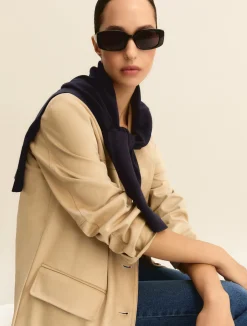 Giacca dritta - BEIGE