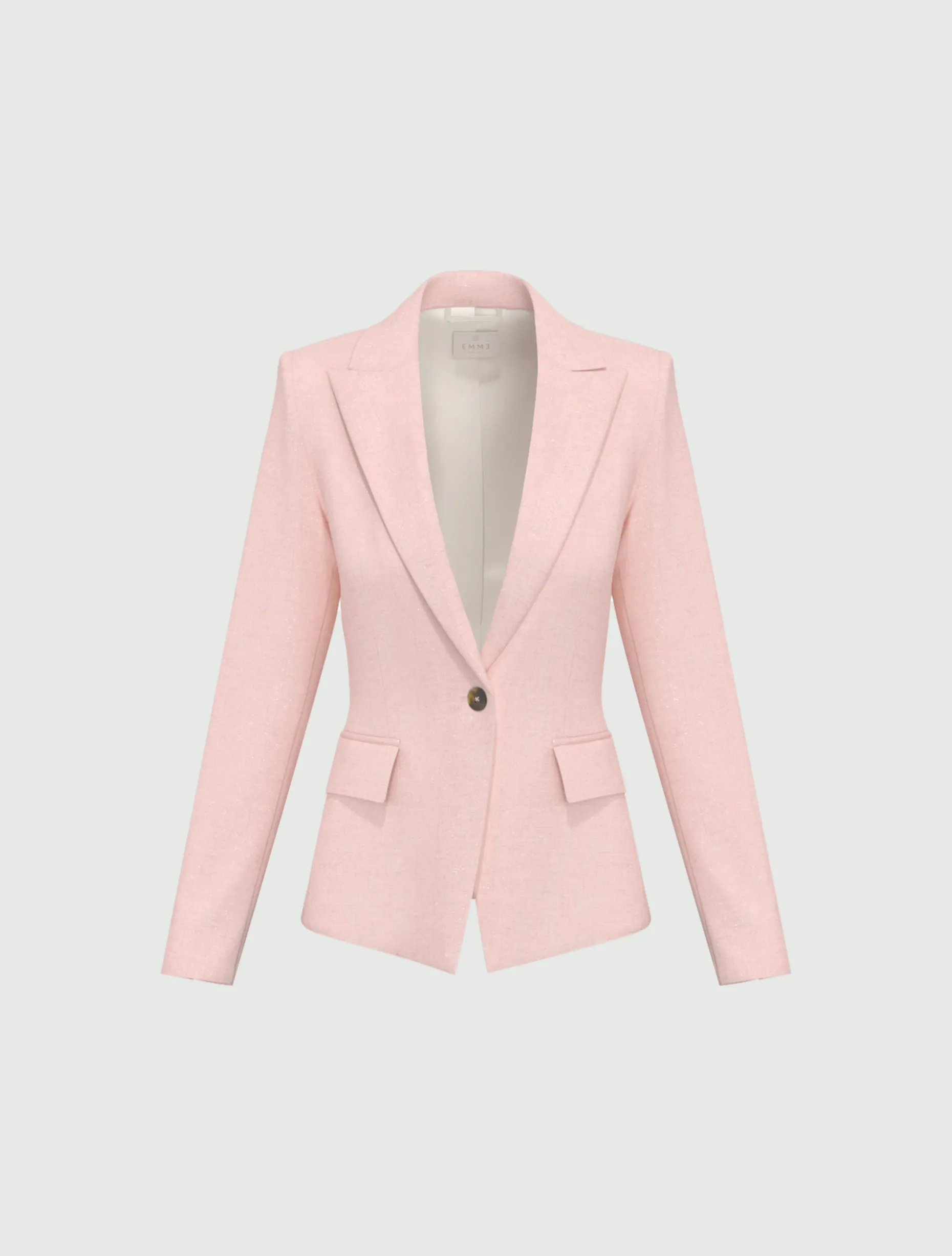 Giacca in viscosa con lamé - ROSA