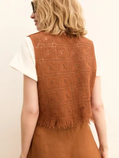Gilet in crochet - TERRA