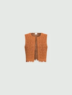 Gilet in crochet - TERRA