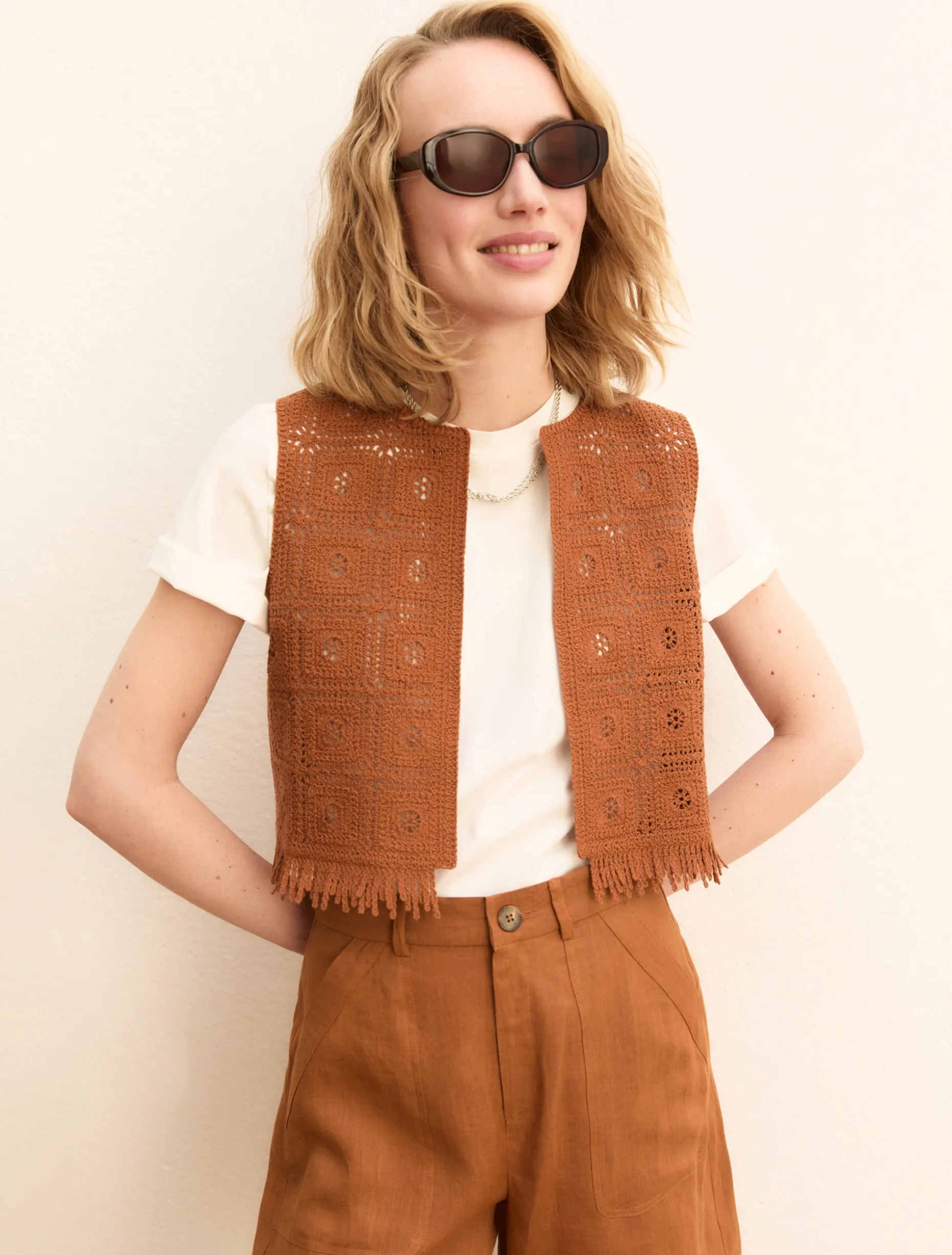 Gilet in crochet - TERRA