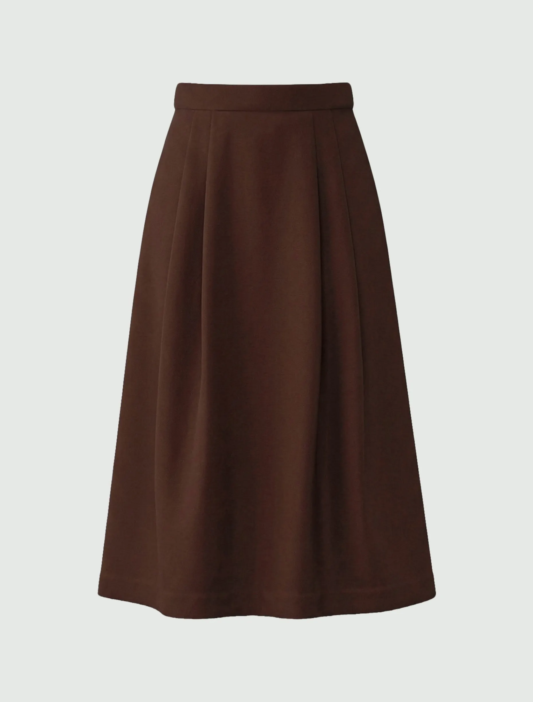 Gonna ampia in popeline stretch - CAFFE`