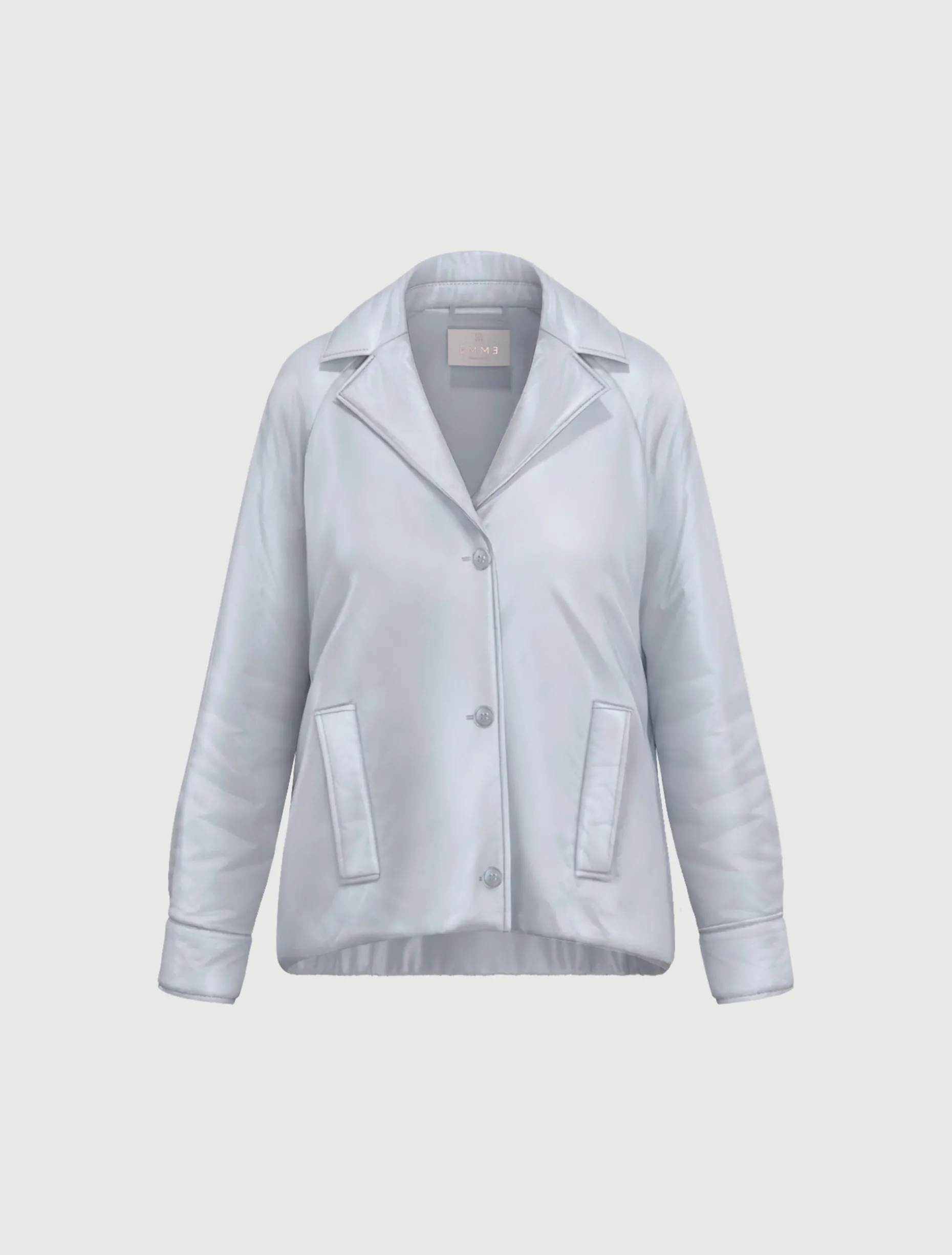 Impermeabile corto - AZZURRO POLVERE