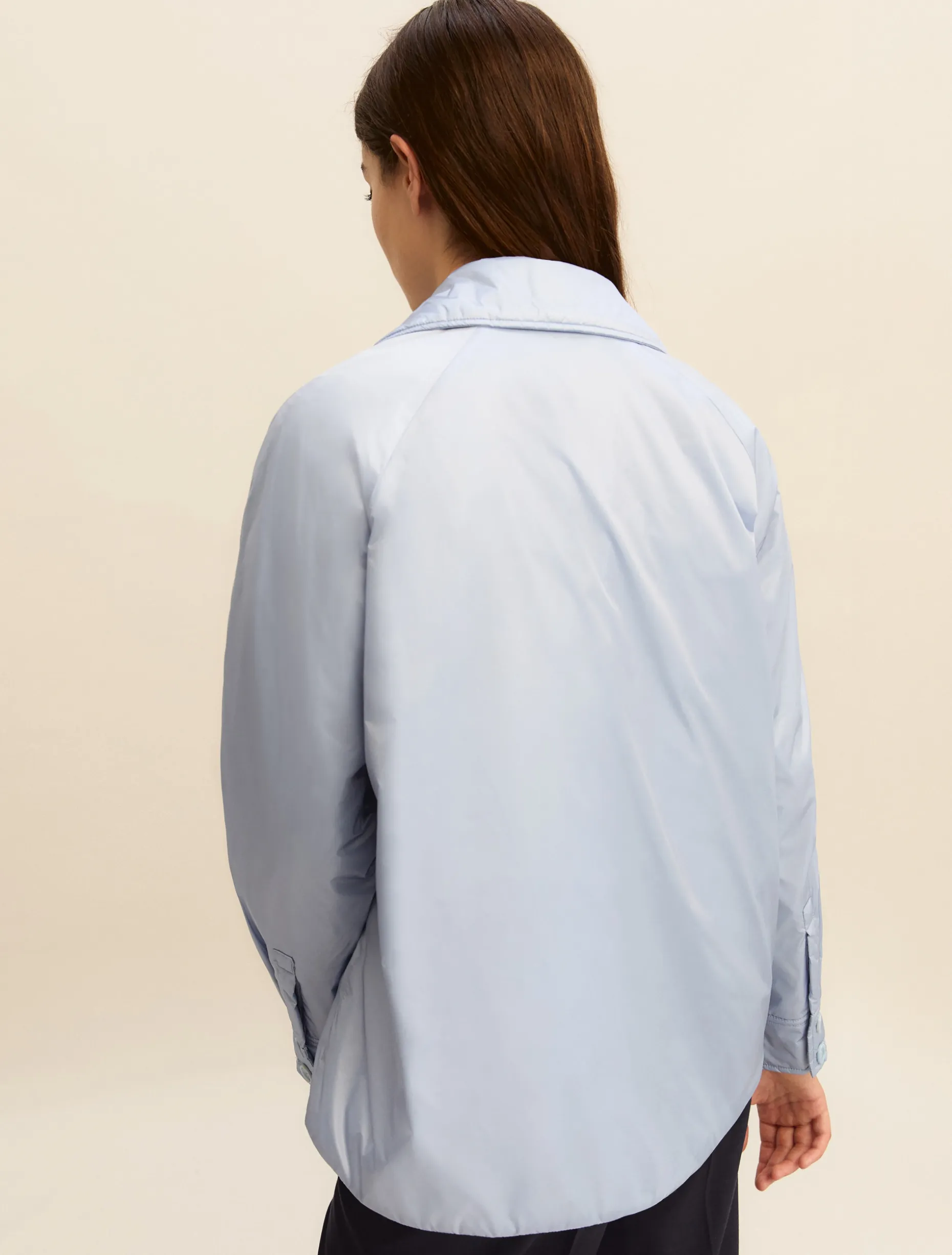 Impermeabile corto - AZZURRO POLVERE
