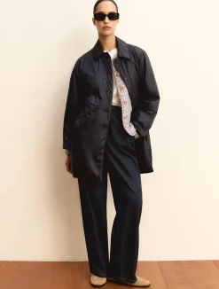 Impermeabile in tessuto - NAVY