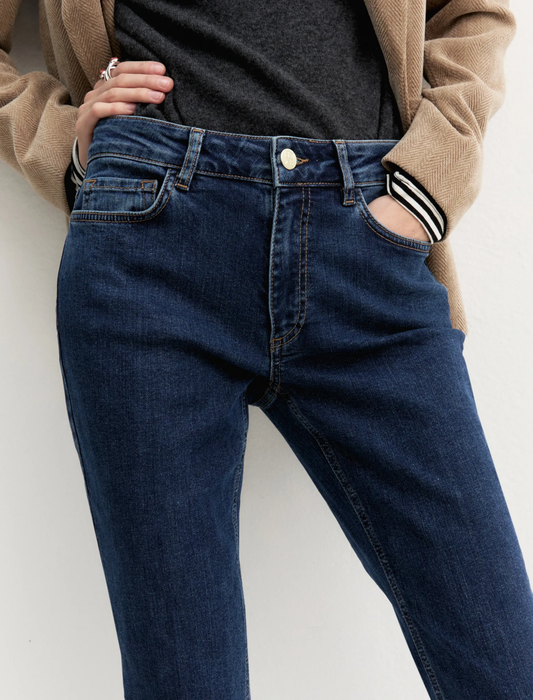 Jeans slim flare - BLU