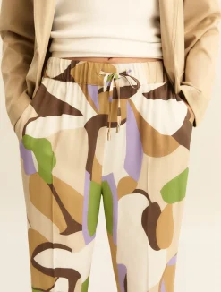 Jogger in twill - SABBIA