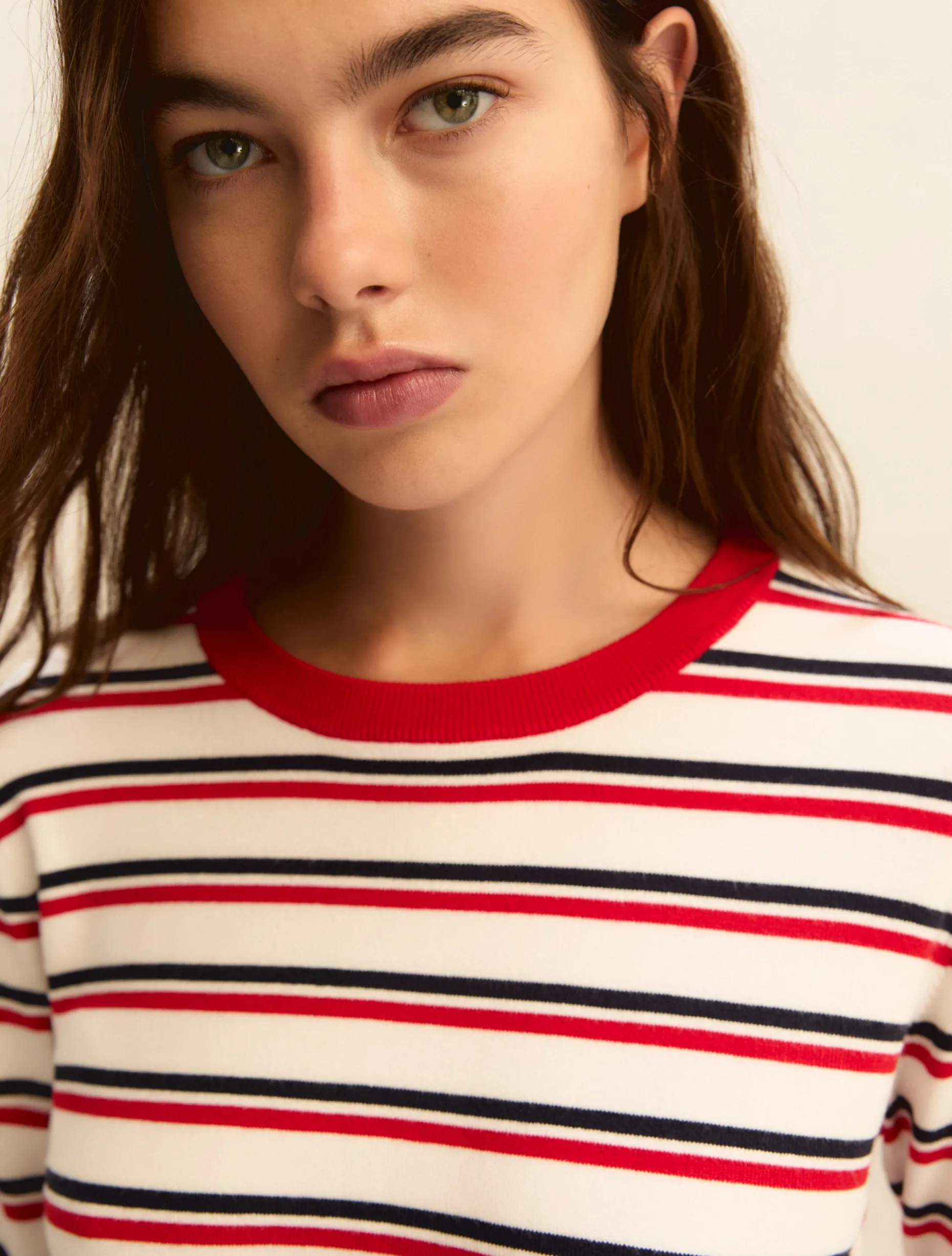 Maglia in viscosa stretch - BIANCO