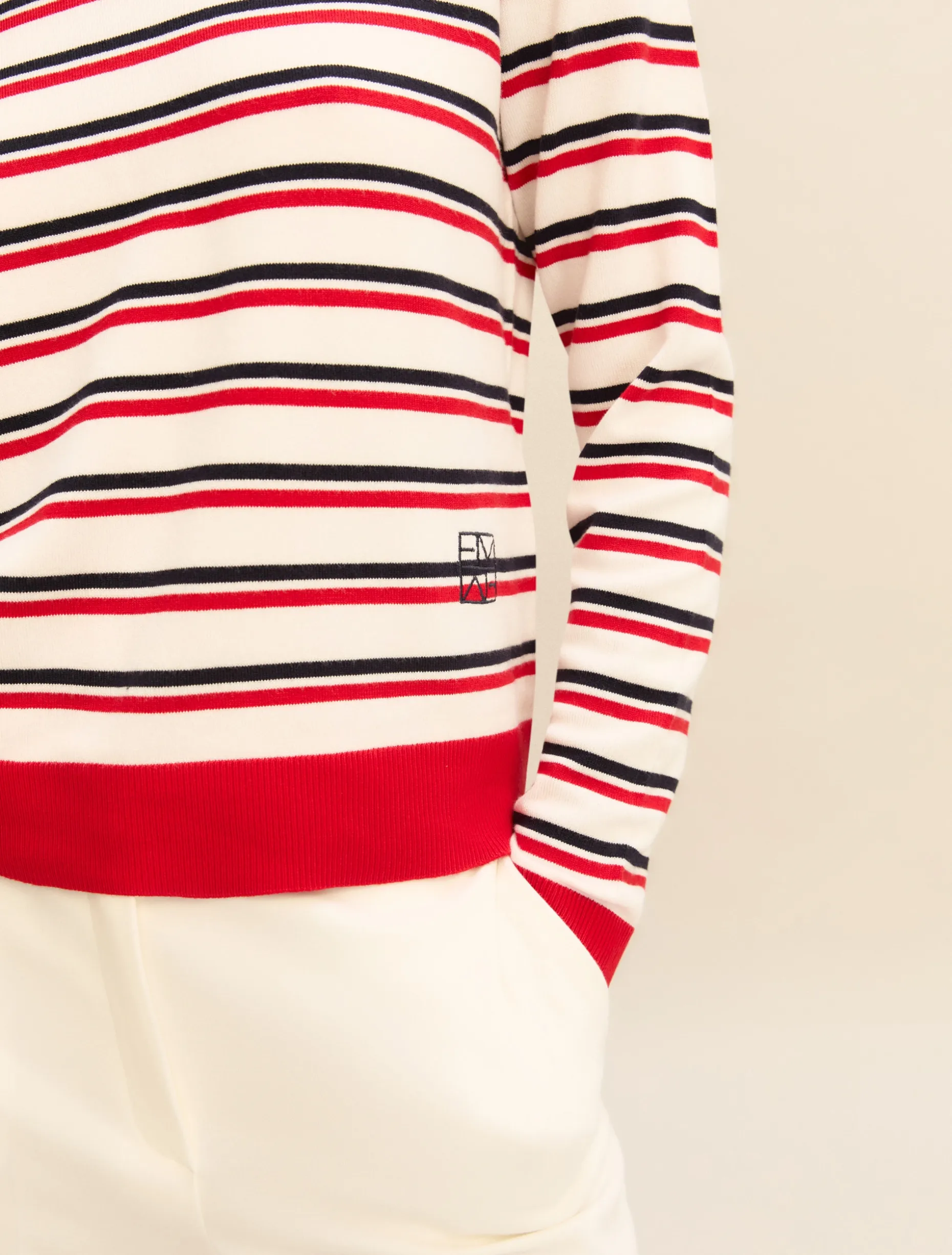 Maglia in viscosa stretch - BIANCO