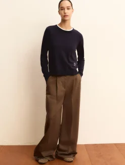 Maglia in viscosa stretch - BLU