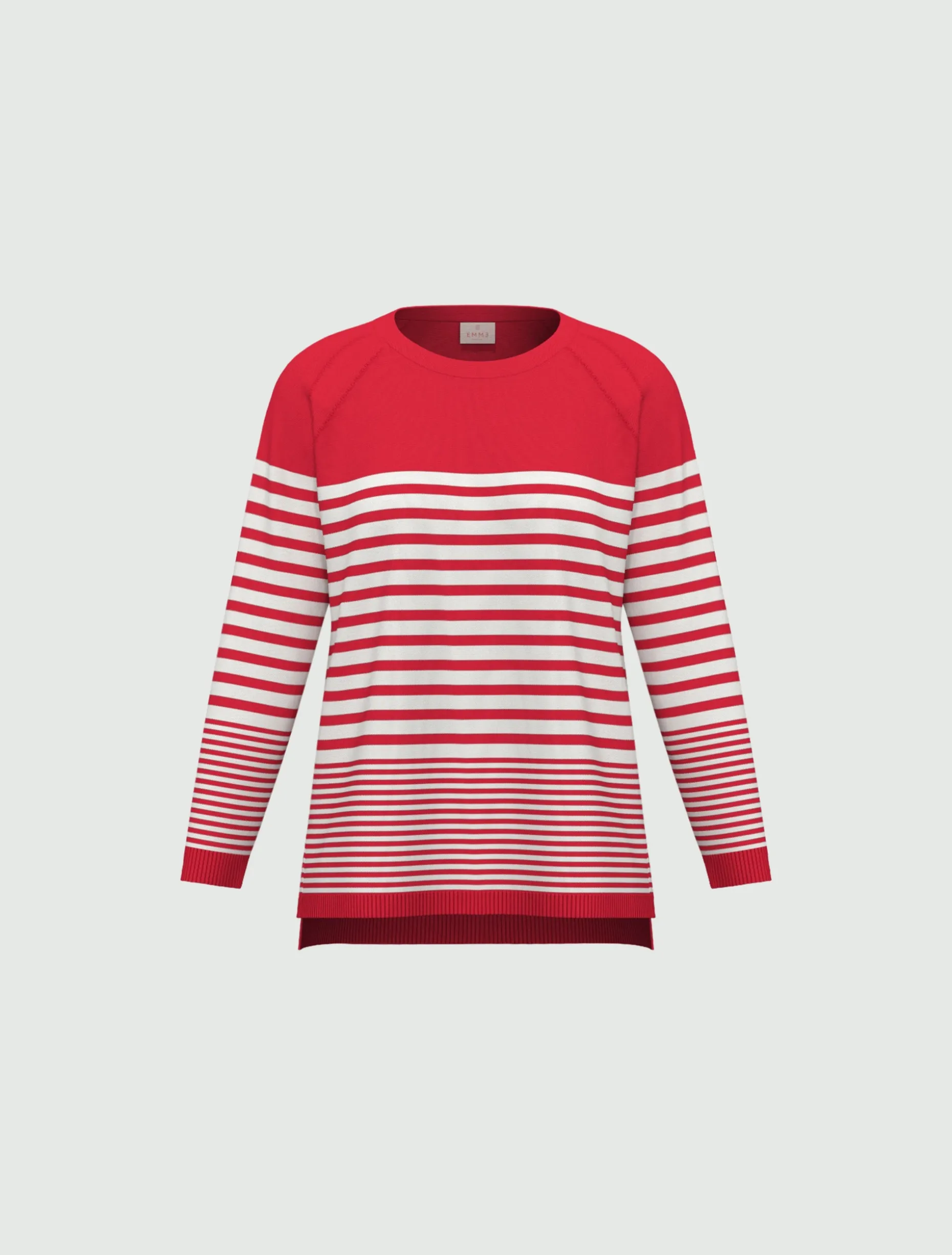 Maglia in viscosa stretch - ROSSO