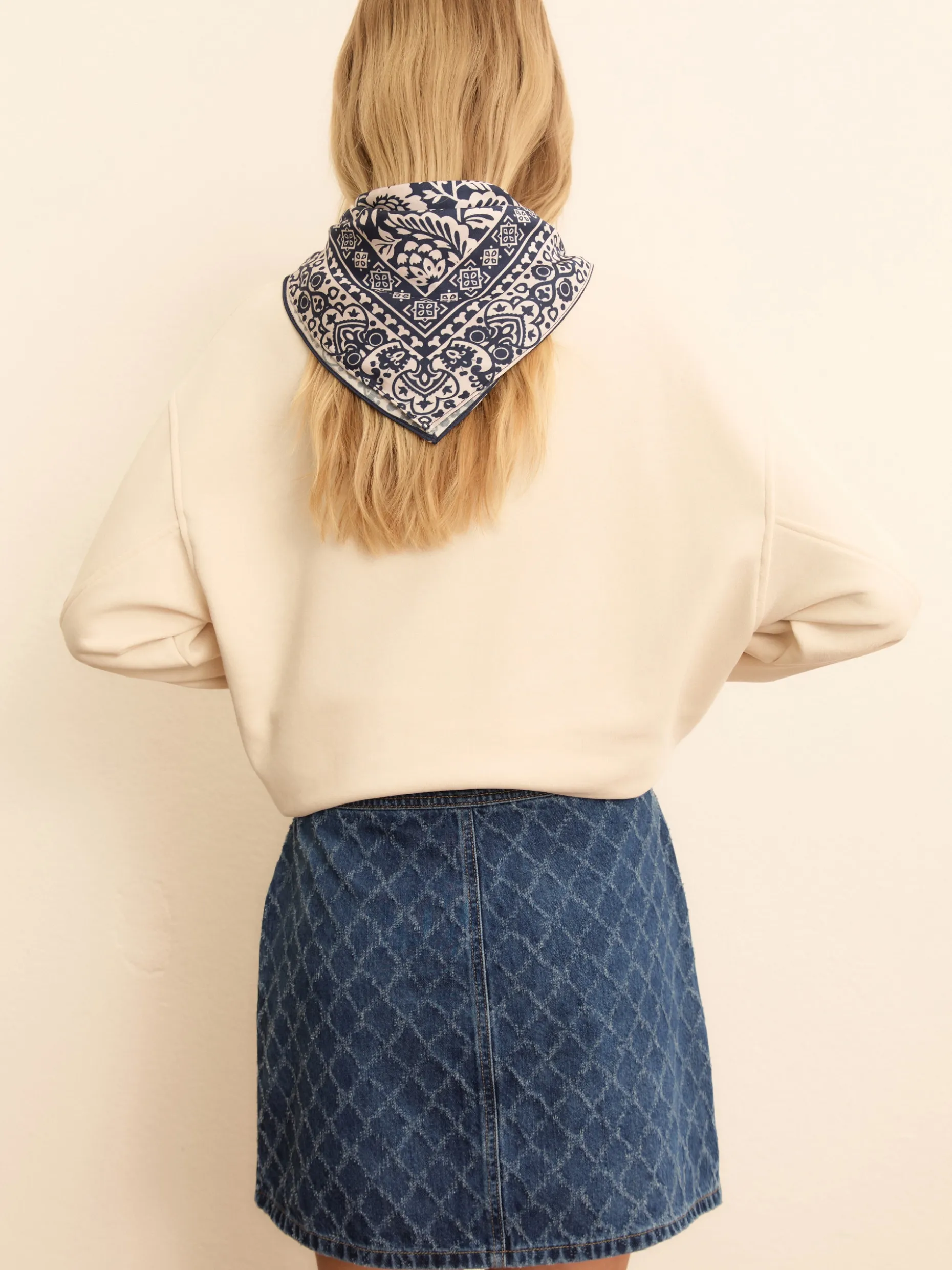 Mini gonna in denim - BLUE JEANS