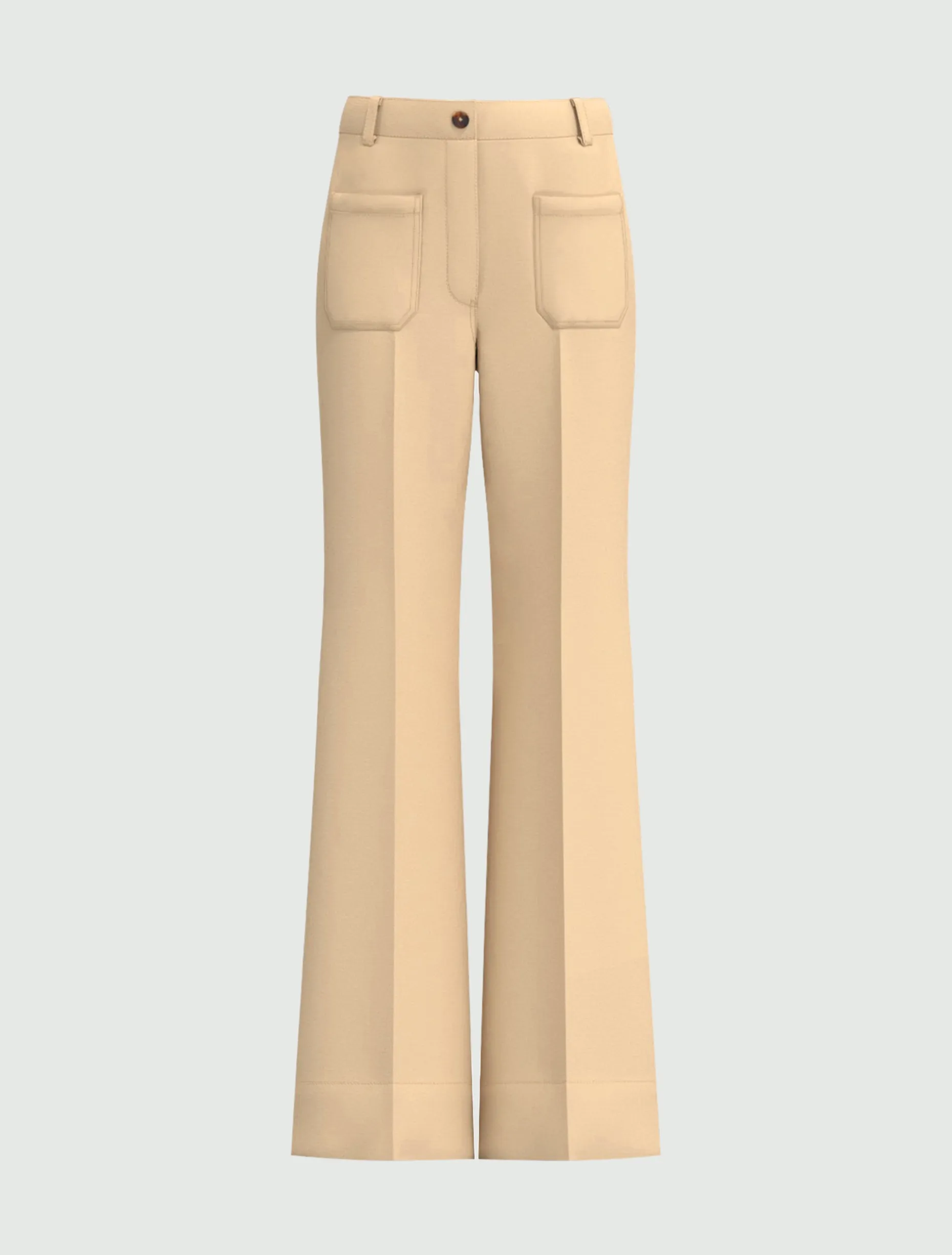 Pantalone bistretch - BEIGE