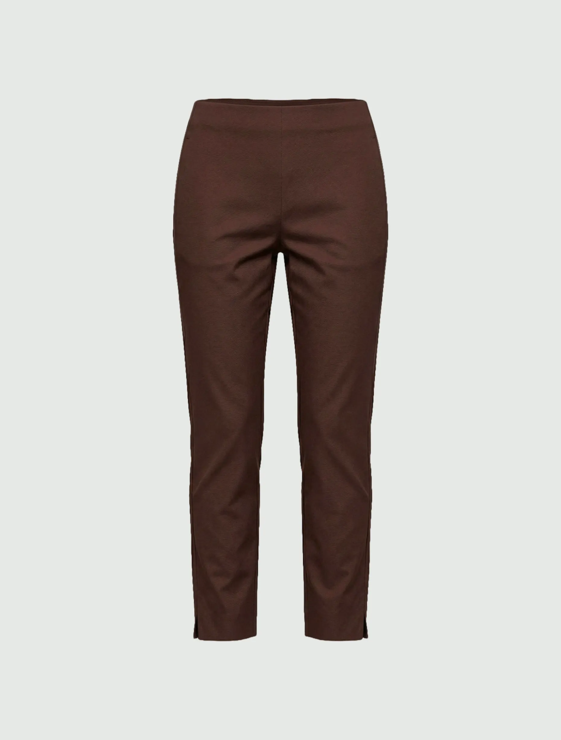 Pantalone capri in cotone stretch - CAFFE`