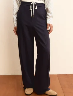 Pantalone con coulisse - BLU